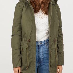 H&M Olive Parka